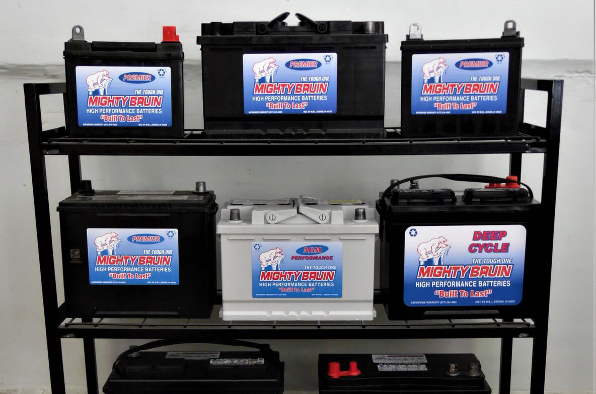 Battery wholesaler store